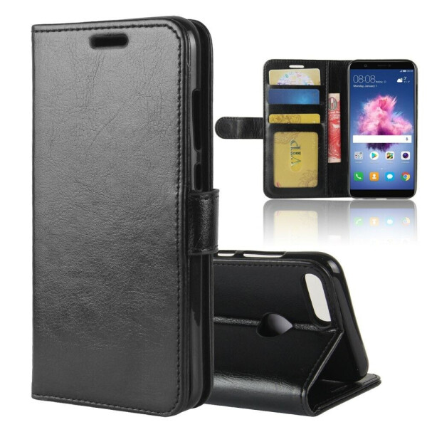 

Чехол-книжка Deexe Wallet Style для Huawei P Smart - Black