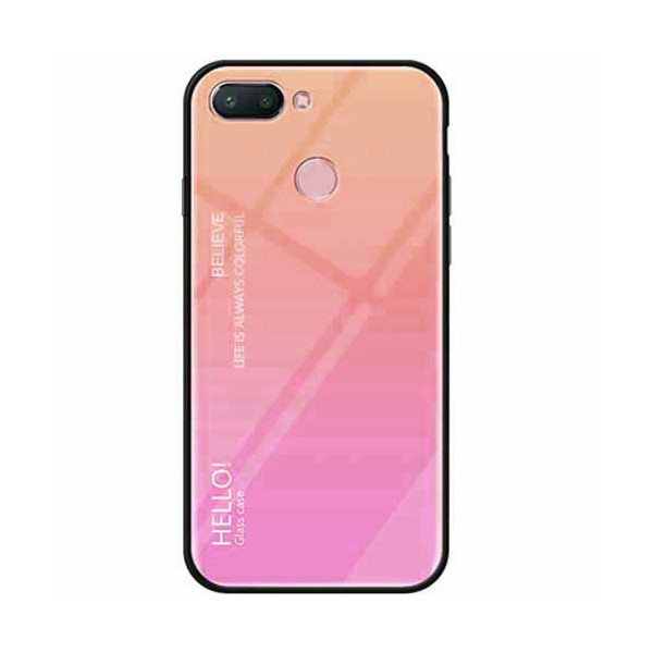 

TPU+Glass Gradient HELLO для Xiaomi Redmi 6 (Розовый) (661755)