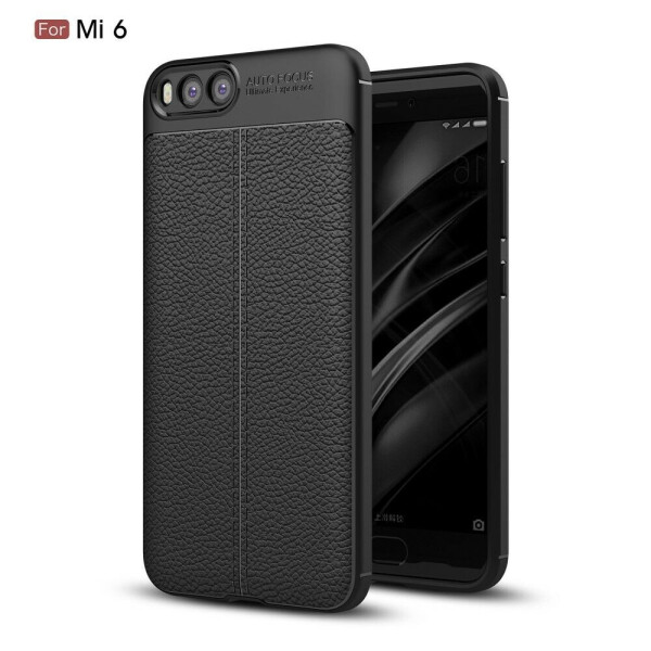 

Защитный чехол Deexe Leather Cover для Xiaomi Mi6 - Black