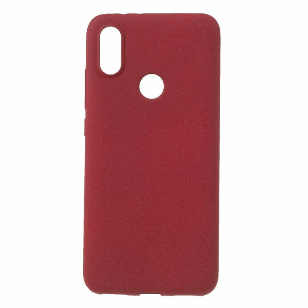 

Силиконовый (TPU) чехол Deexe Sand Texture для Xiaomi Redmi 6 Pro / Mi A2 Lite - Wine Red