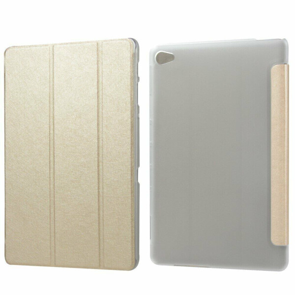 

Чехол Deexe Silk Texture для Huawei MediaPad M5 Lite 10 - Gold
