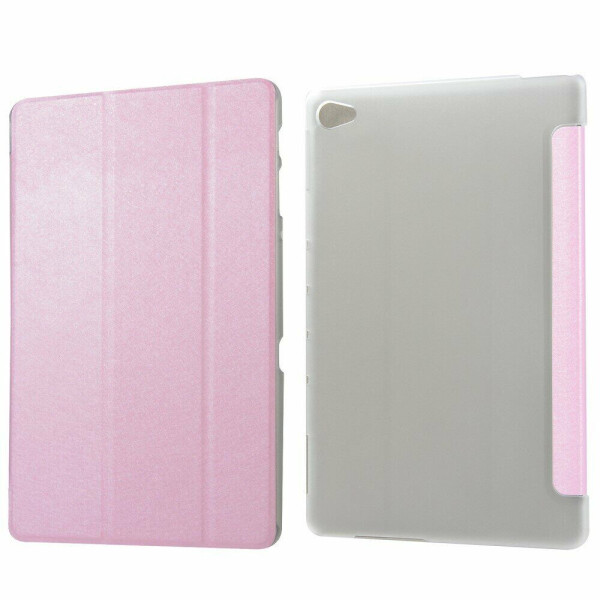 

Чехол Deexe Silk Texture для Huawei MediaPad M5 Lite 10 - Pink