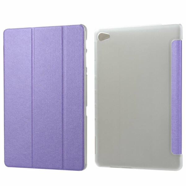 

Чехол Deexe Silk Texture для Huawei MediaPad M5 Lite 10 - Purple