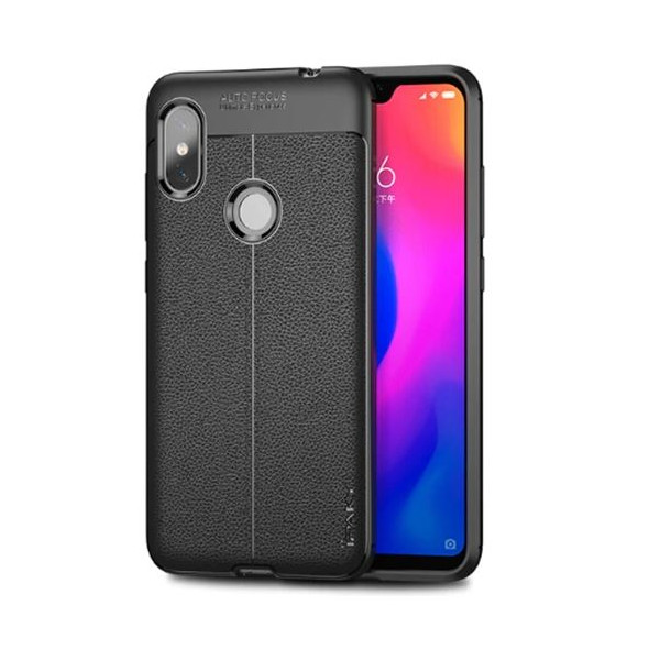 

TPU iPaky Litchi Series для Xiaomi Redmi Note 6 Pro (Черный) (661980)