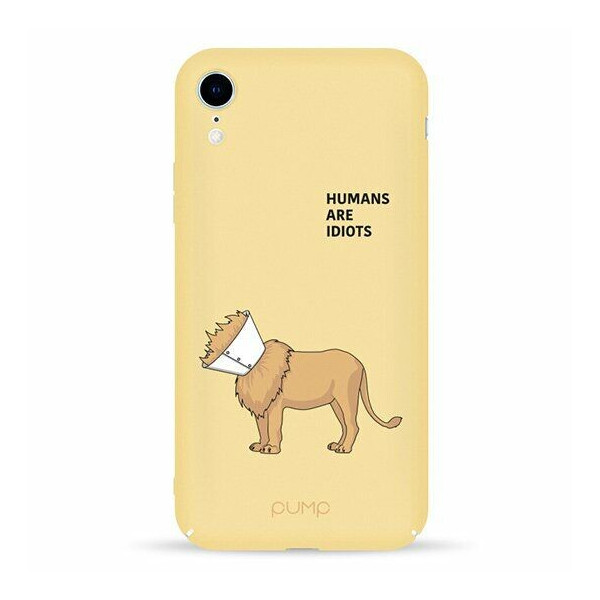 

Защитный чехол PUMP Tender Touch Case для iPhone XR - Human Are Idiots