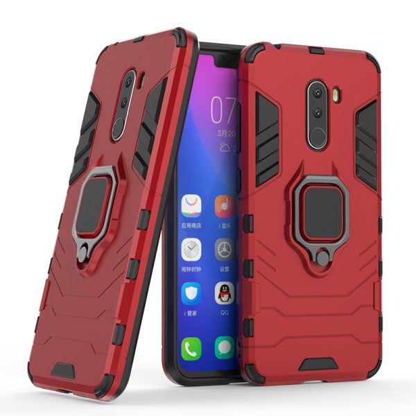 

ударопрочный Transformer Ring под магнитный держатель для Xiaomi Poco F1 (Красный / Dante Red) (662399)