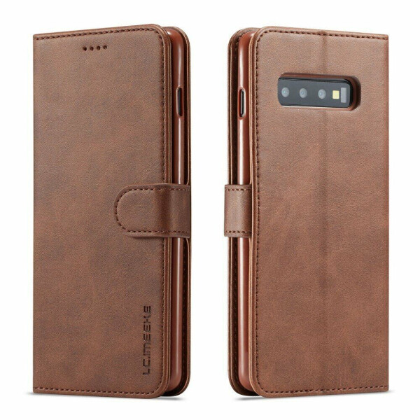 

Чехол LC.IMEEKE Wallet Case для Samsung Galaxy S10 Plus (G975) - Brown