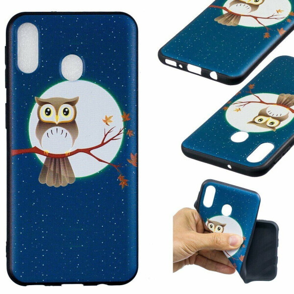 

Силиконовый (TPU) чехол UniCase Color Style для Samsung Galaxy M20 - Owl on the Branch