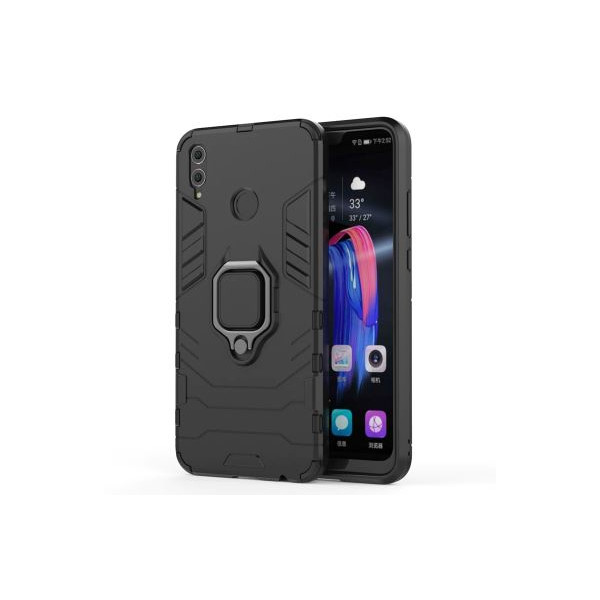 

Чехол ударопрочный Transformer Ring под магнитный держатель для Huawei Honor 8X (Черный / Soul Black) (662674)
