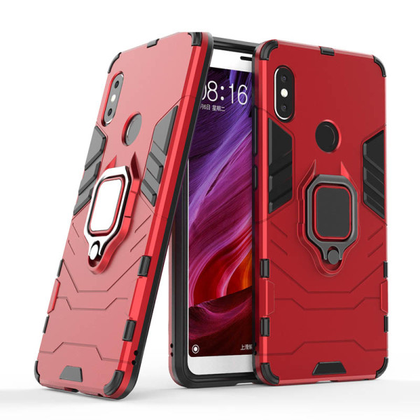 

Чехол ударопрочный Transformer Ring под магнитный держатель для Xiaomi Redmi Note 6 Pro (Красный / Dante Red) (662685)