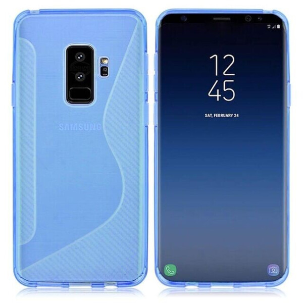 

Силиконовый (TPU) чехол Deexe S Line для Samsung Galaxy S9 Plus (G965) - Blue