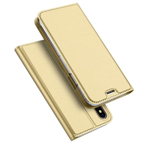 

Чехол-книжка DUX DUCIS Skin Pro для iPhone X / iPhone XS - Gold