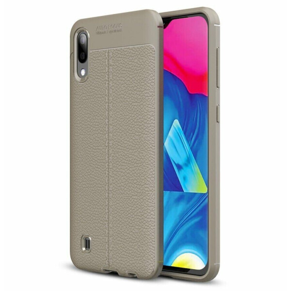 

Защитный чехол Deexe Leather Cover для Samsung Galaxy M10 - Grey