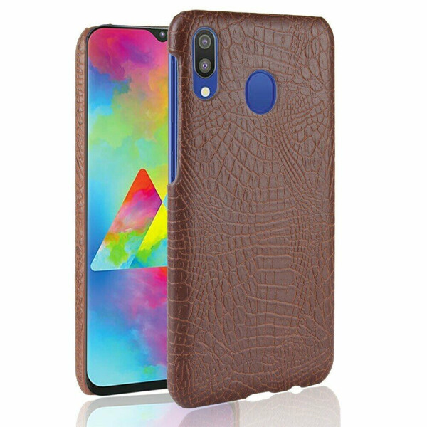 

Защитный чехол Deexe Croco Style для Samsung Galaxy M20 (M205) - Brown