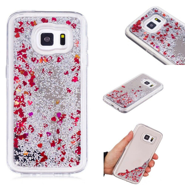 

Силиконовая накладка Deexe Fashion Glitter для Samsung Galaxy S7 (G930) - Silver