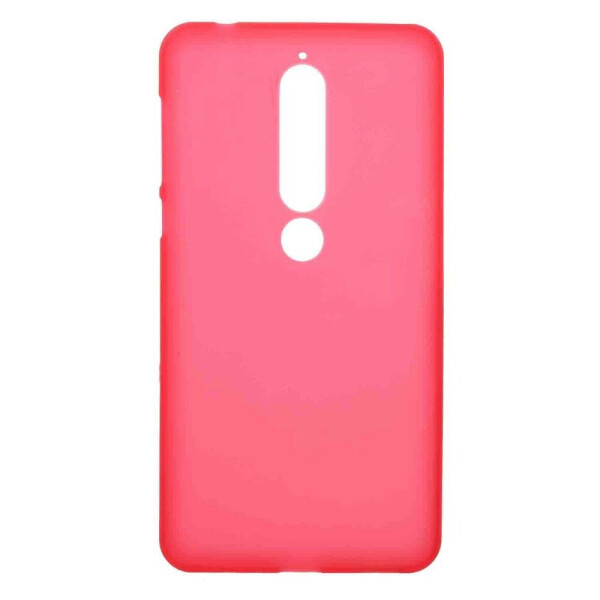 

Силиконовый (TPU) чехол Deexe Soft Case для Nokia 6 2018 / Nokia 6.1 - Red