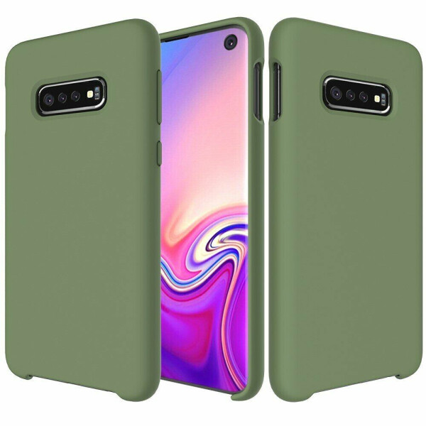 

Защитный чехол Deexe Silicone Case для Samsung Galaxy S10 (G973) - Green