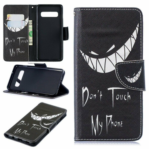 

Чехол-книжка Deexe Color Wallet для Samsung Galaxy S10 (G973) - Angry Face