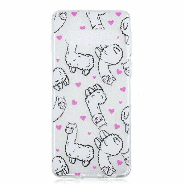 

Силиконовый (TPU) чехол Deexe Pretty Glossy для Samsung Galaxy S10 (G973) - Alpaca
