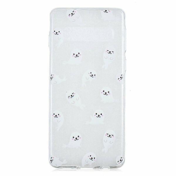 

Силиконовый (TPU) чехол Deexe Pretty Glossy для Samsung Galaxy S10 (G973) - Sea Lion