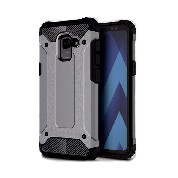 

бронированный противоударный TPU+PC Immortal для Samsung Galaxy J6+ (2018) (Металл / Gun Metal) (663264)