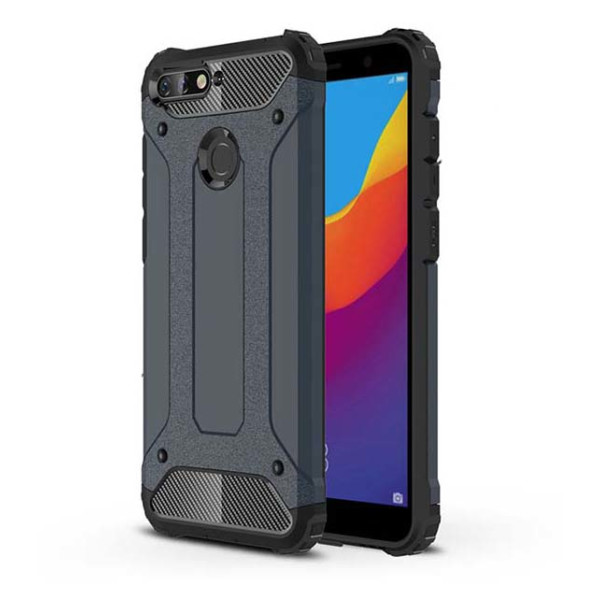 

бронированный противоударный TPU+PC Immortal для Huawei P smart / Enjoy 7S (Серый / Metal slate) (663274)