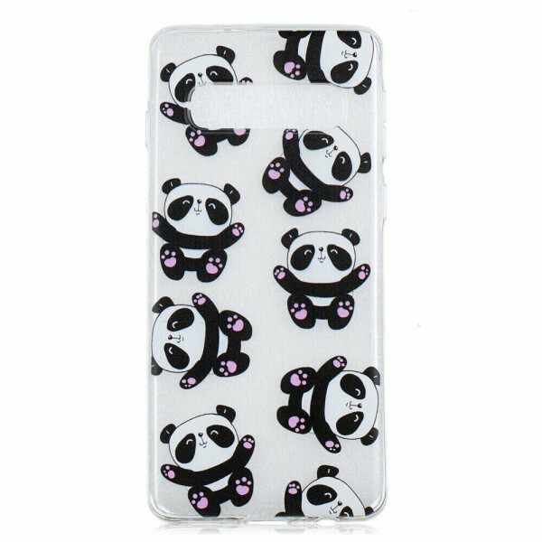 

Силиконовый (TPU) чехол Deexe Pretty Glossy для Samsung Galaxy S10 (G973) - Panda