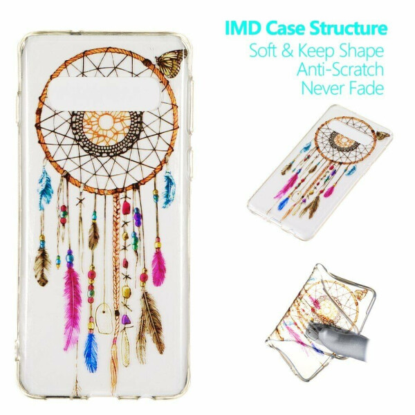 

Силиконовый (TPU) чехол Deexe Pretty Glossy для Samsung Galaxy S10 (G973) - Dream Catcher