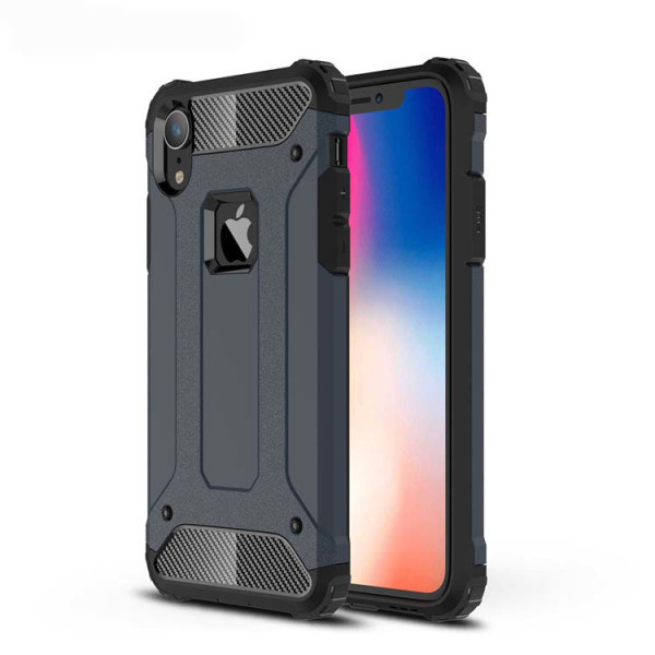 

бронированный противоударный TPU+PC Immortal для Apple iPhone XR (6.1") (Серый / Metal slate) (663305)