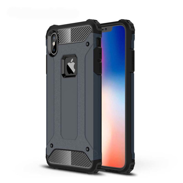 

бронированный противоударный TPU+PC Immortal для Apple iPhone XS Max (6.5") (Серый / Metal slate) (663312)