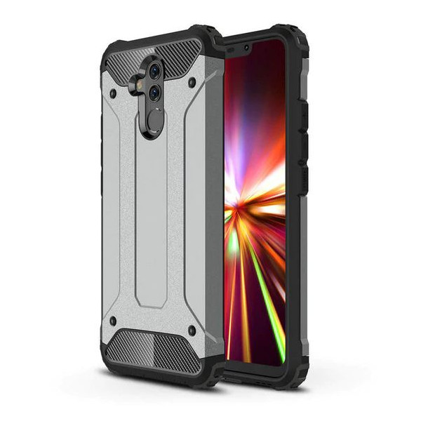 

бронированный противоударный TPU+PC Immortal для Huawei Mate 20 lite (Металл / Gun Metal) (663325)