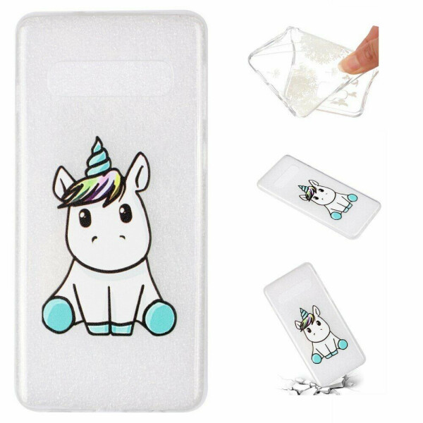

Силиконовый (TPU) чехол Deexe Pretty Glossy для Samsung Galaxy S10 (G973) - Adorable Unicorn
