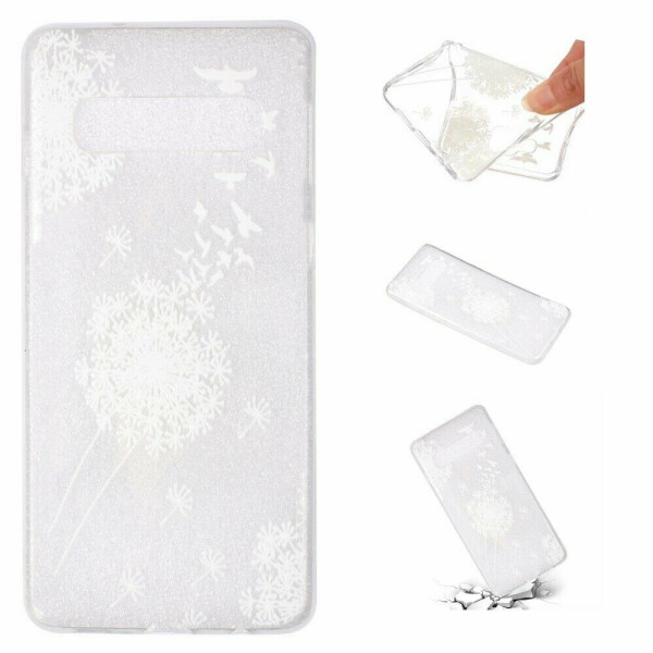

Силиконовый (TPU) чехол Deexe Pretty Glossy для Samsung Galaxy S10 (G973) - Dandelion