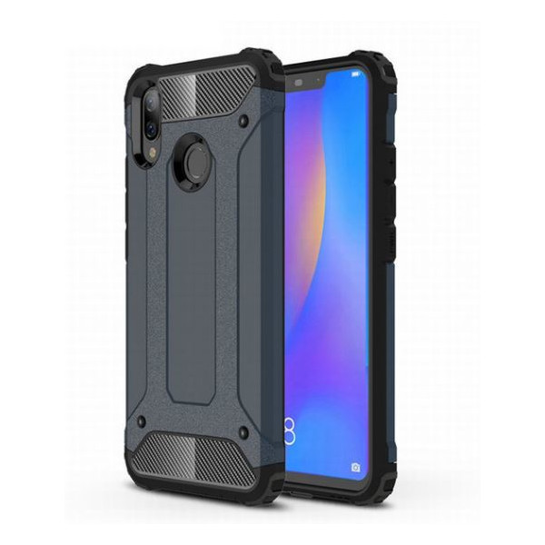 

бронированный противоударный TPU+PC Immortal для Huawei P Smart+ (nova 3i) (Серый / Metal slate) (663348)