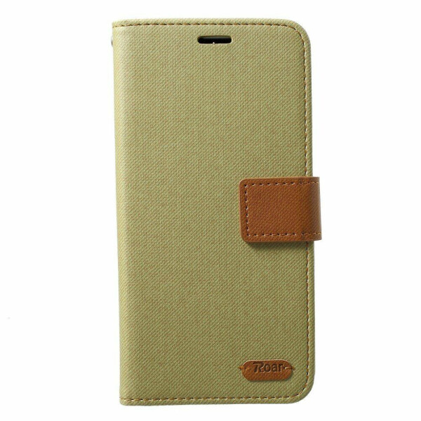 

Чехол-книжка ROAR KOREA Cloth Texture для Samsung Galaxy S10 (G973) - Khaki