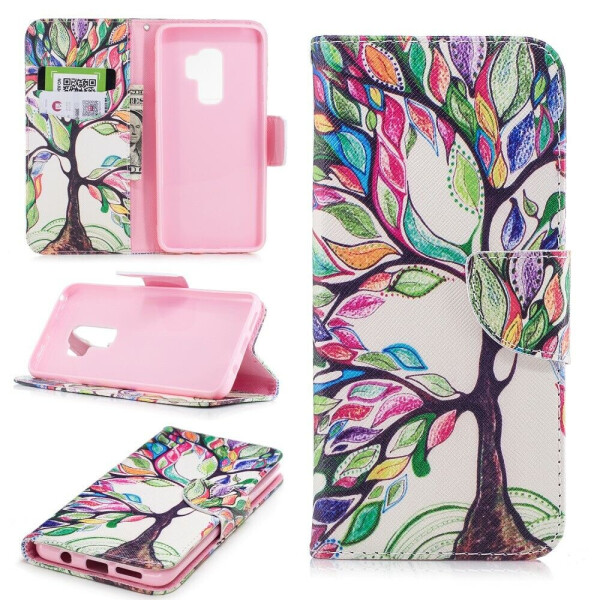 

Чехол Deexe Color Wallet для Samsung Galaxy S9 Plus (G965) - Colorful Tree