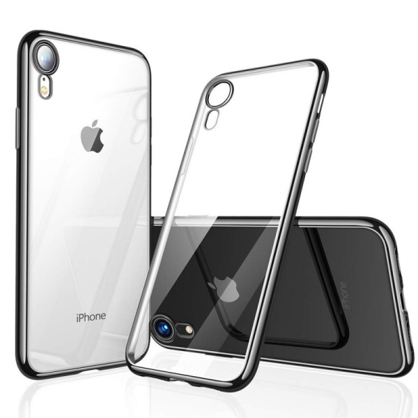 

TPU+Glass Clear для Apple iPhone XR (6.1") (Бесцветный / Черный) (663704)