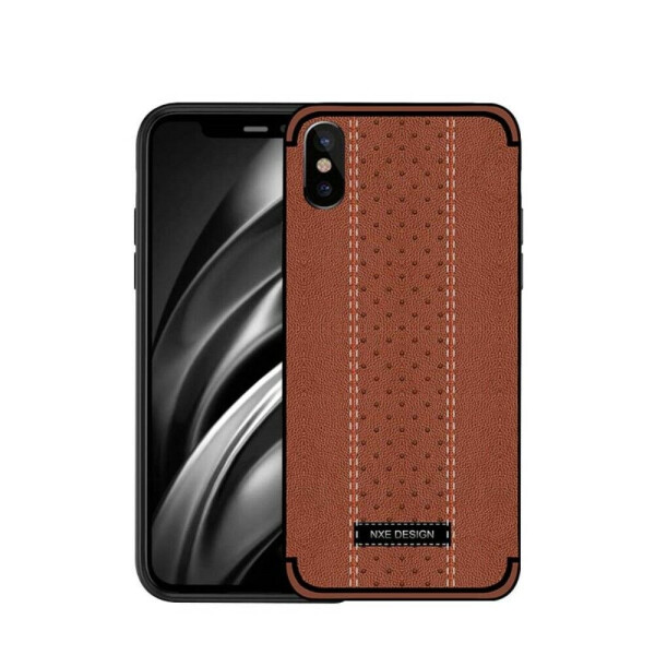 

Защитный чехол NXE Leather Cover для iPhone X / iPhone XS - Brown