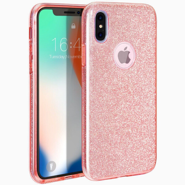 

Силиконовый (TPU) чехол UniCase Glitter Cover для iPhone X / iPhone XS - Red