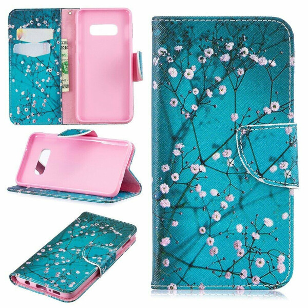 

Чехол-книжка Deexe Color Wallet для Samsung Galaxy S10e (G970) - Tree with Flowers