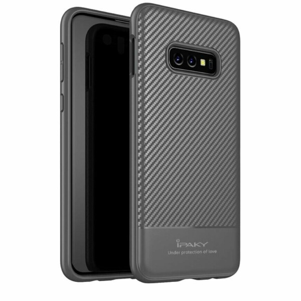 

Защитный чехол IPAKY Carbon Fiber для Samsung Galaxy S10e (G970) - Grey