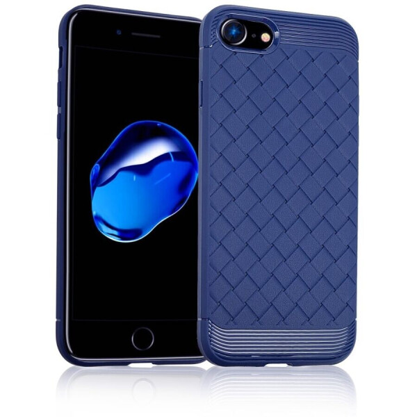 

Силиконовый чехол UniCase Weaving Pattern для iPhone 7 / 8 - Dark Blue