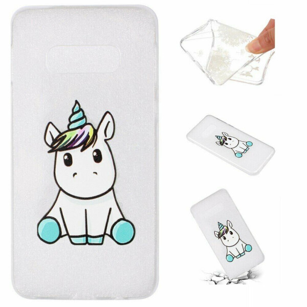 

Силиконовый (TPU) чехол Deexe Pretty Glossy для Samsung Galaxy S10e (G970) - Cute Unicorn