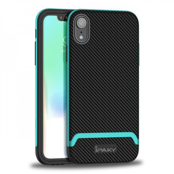 

iPaky TPU+PC для Apple iPhone XR (6.1") (Черный / Синий) (664038)