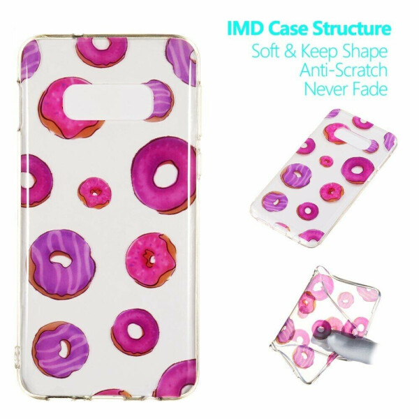 

Силиконовый (TPU) чехол Deexe Pretty Glossy для Samsung Galaxy S10e (G970) - Doughnuts