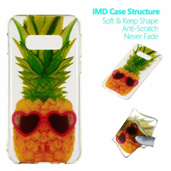 

Силиконовый (TPU) чехол Deexe Pretty Glossy для Samsung Galaxy S10e (G970) - Pineapple