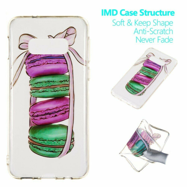 

Силиконовый (TPU) чехол Deexe Pretty Glossy для Samsung Galaxy S10e (G970) - Macarons