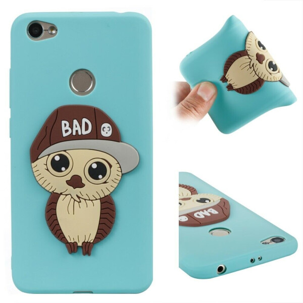 

Силиконовый чехол Deexe Bad Owl 3D Series для Xiaomi Redmi Note 5A Prime - Light Blue