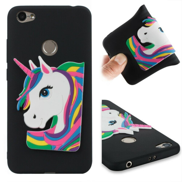 

Силиконовый чехол Deexe Unicorn 3D Series для Xiaomi Redmi Note 5A Prime - Black