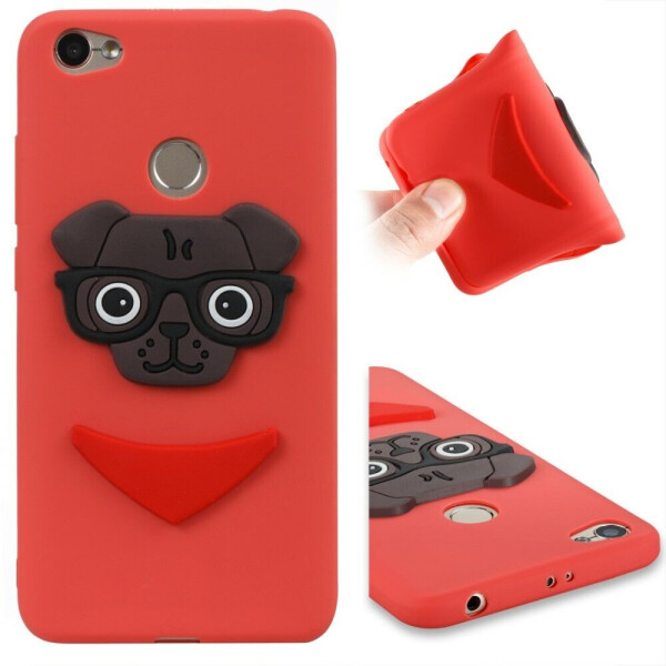 

Силиконовый чехол Deexe Puppy 3D Series для Xiaomi Redmi Note 5A Prime - Red